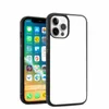 Coques vierges en caoutchouc souple pour sublimation 2D pour iPhone 14 13 11 Pro Max SE 12 X xr xs 6 7 8 SE Blancs avec insert en plastique Support de chargement sans fil