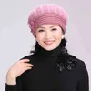 Maershei Nouvelle Arrivée Femmes Élégantes Tricoté Chapeaux Bonnet De Fourrure De Lapin Automne Hiver Bérets Dames Mode Féminine Skullies Béret Chapeau J220722