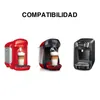 BO-SCH MAKİNESİ İÇİN Yeniden Kullanılabilir Kahve Kapsülleri Silikon Kapaklı Özel Bosch Filtre Bardakları Özel 220509