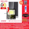 150/100/30W lumière solaire extérieur éclairage solaire batterie lampe capteur jardin LED lampes solaires rue mur lumières LED