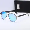 Nieuwe luxe ovale zonnebrillen voor mannen Designer Zomertinten Gepolariseerde bril Zwarte Vintage Oversized Sun Glazen van vrouwen Mannelijke zonnebril Goggle Occhiali Da Sole