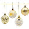 60mm julgran dekor boll presenter fest hängande boll prydnadsdekorationer för hem juldekoration 12 st/set 20103030