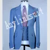 Custom Made Fits Groom Tuxedos Men Wedding Party Prom Dinner Clothing Business Suits Blazer (Jacket+Pants+Vest+Bow Tie) W1473