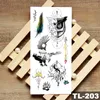 NXY Tijdelijke Tattoo Panda Leeuw Little Animal Waterdichte Sticker Leuke Kat Olifant Flash S body Art Fake Arm Tatoo Women 0330