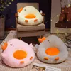 PC Yellow Grey Pink Goose Liten Plush Soffa Japan Futon Seat Cushion Floor Chair for Sitting Decoration J220704