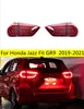 Automobile Taillights Assembly For Honda Jazz Fit LED Brake Light 20 19-21 GR9 Dynamic Signal Light Running Lights