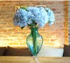 Kunstmatige Hydrangea Branch Silk False Flower Bruid Bruid Diy Family Party Birthday Valentijnsdag Flower Home Garden Decoratie 47 cm