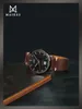 Maikes handgefertigte Uhrenband -Schmetterling Schnalle Gemüse gebräunte Kuhleder in Italien Schnellveröffentlichung Bracelet Band Uhrengurt 220811