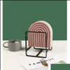 Mats almofadas de mesa Acess￳rios para decora￧￣o de cozinha barra de jantar home jardim arco-￭ris sile maconha bloco amaz￴nia espessada cozinha resist￣o