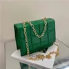 Nouveaux sacs pour femmes Fashion Plaid Chain à main sac à main Simple PU Designer Bolsas Feminina Crossbody Bag G220506