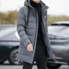 남자 다운 남자 파카스 남자 겨울 따뜻한 두꺼운 후드 플러스 긴 복어 재킷 패딩 한국 가을 아웃복 의상 클래식 윈드 방송