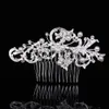 Headpieces Fashion Bridal Wedding Fotunning Rhinestone Fine Comb smycken Crystal Pearl Hair Headpieces