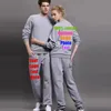 Мужские спортивные костюмы на заказ на индивидуальный текст логотип PO Design Men Lovers Женщины хлопок команды компании унифицированные пары.