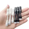 0.5ml 1.0ml 0.8ml Full Ceramic Atomizers TH205 Vape Cartridges White Black 510 Thread Vapes Carts Empty Pods Thick Oil Cartridge With Foam Packaging
