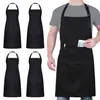 Aprons Bib Unisex Commercial Apron Resistant Kitchen Bbq Crafting For Women M amwTD