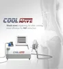 Cool Wave Freezefat Criolipolisis Pain Ed Stoßwellenbehandlung 2 in 1 Schlankheitsmaschine Stoßwellengerät Fettgefrier-Kryotherapie-Ausrüstung für Sportverletzungen