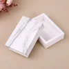 Present Wrap Marble Design Paper Drawer Boxes Wedding Party Candy Presentlåda för handgjorda tvålhantverksmycken Förpackning SN4094