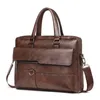 Männer Aktentasche Tasche Hohe Qualität Business PU Leder Schulter Messenger Taschen Büro Handtasche 14 Zoll Laptop Aktentaschen