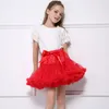 İns kız bebek Tutu etek balerin pettiskirt kabarık çocuk Bale etekler parti dans prenses kız tül kıyafetleri