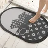 Tide brand ins 45x70cm wind soft Carpet diatom mud floor mat bathroom absorbent quick-drying non-slip toilet entry door foot pad