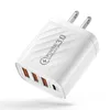 Chargeur USB C 30W rapide, adaptateur de Charge pour téléphone portable, QC 3.0, pour iphone 13 12 Xiaomi Huawei Samsung Quick Charge 3.0 4.0