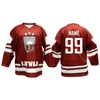 College Hockey nosi drużynę Nik1 Latvia Latvija White Red Ice Hockey Jersey Men039s Hafted Siched Dostosowanie dowolnej liczby i 7374266