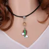 Enamel Hot air balloon Necklace Pendant Charms Crystal Beads Choker Collar Statement Chain Necklace Accessories For Women