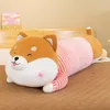 Nouveau jouet en peluche pour chien rayé grand oreiller doux filles poupées de jambe de clip de lit