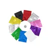 Double face lumineux multi couleurs refermable Ziplock Mylar sac de stockage des aliments sacs en papier d'aluminium étui d'emballage en plastique anti-odeur Pou4699521