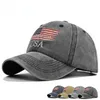 Summer Casual USA Flag Snapback Washed Embroidery Designer Cotton Hats Baseball Cap Unisex Adults Sun Hat sxa7