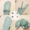 Solid PVC Sandals Sandals Buty Summer Waterproof Flats Girls Beach Buty Mash