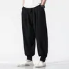 Men's Pants Spring Summer Mens Cotton Linen Loose Harem Casual Large Size Comfortable Trousers M-5XL M7Men's