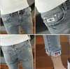 Jeans Masculino Atacado 2022 Nen's Fashion Casual Cowboy Masculino Skinny Slim Fit Rasgado Buraco Roupas Escolares Para Adolescentes Calças Masculinas
