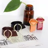 Charm Armbänder Kirykle 2022 Breites schwarzes Leder mehrfarbig Metall Big Circle Wrap Armband Femme Armband Schmuckwinkel
