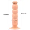 Enorme Anal Plug Dildos Soft Beaded Dilator con ventosa estimulación del ano y la vagina juguetes sexy para mujeres y hombres