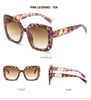 Okulary przeciwsłoneczne całe sprzedaż marki projektant luksusowych vintage duży kwadratowy kwadratowy kwadratowy zabarwiony Uv400 gradient HD okulary przeciwsłoneczne dla Wome7778931
