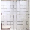 3D Metal Buttonhole Brand Waterproof Shower Curtain 12 Hook for The Bathroom High Quality Bath Bathing Sheer for Home Decoration 220517