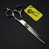 pipe brand 5.5/6.0 inch 440C barber hair cutting scissors 62HRC fine polishing stainless steel professional