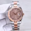 مشاهدة الرجال الرياضية 41 مم الساعات الميكانيكية الأوتوماتيكية الأعمال التجارية Wristwatch عالي الجودة الحزام الفولاذ المقاوم للصدأ الحياة مقاوم للماء هدايا الهدايا