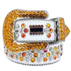 2022 FashionsImon Rignestone Belt for Women Designer Mens Belt With Bling Rhinestones As Gift4441457