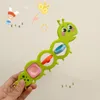 UPS Hot Selling Cartoon Flip Press Bubble Decompression Toys Baby Puzzle Early Education Thinking Finger Silicone Toy Bubble