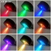 3d Night Led Lights Lamp Base afstandsbediening USB -kabel Verstelbare 7 kleuren Decoratie Maison Decoratieve lichten voor slaapkamer (zwart)