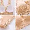 Bras de fechamento frontal para mulheres plus size sutiã 4xl push up sem costura bralette renda sutiã de renda sem fio slowonesproof sport colet l220726