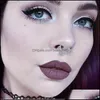 Bauchketten 16G Fake Septum Ringe Edelstahl Faux Nicht Clip auf Nasenpiercing Körperschmuck 10mm Drop Lieferung 2021 Bdesybag Dh2Um