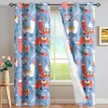 Curtain & Drapes Upetstory Cute Alpaca Blackout Curtains For Living Room Bedroom Kids Home Decoration Window Treatment Blinds CortinaCurtain