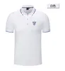 Velez Sarsfield Men's and Women's Polo Shirt Silk Brocade Kort ärm Sports Lapel T-shirt-logotyp kan anpassas