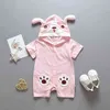 2021 Baby Infant Jumpsuit Summer Romper Animal Print Girl Boy Cotton Suit Newborn Climbing Cartoon Rompers Cheap Stuff G220510