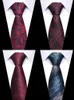 Bow Ties 2022 Design Factory Sale Wedding Present Tie Pocket Pocket Set stropdas Suit Accessories Men Bloemblauw Fit formeel feest Fier22