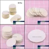50Pcs Round Reusable Loofah Scrubbing Exfoliating Facial Makeup Skin Care Pads Remover Cleaning Sponge Drop Delivery 2021 Sponges Scouring
