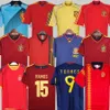 final 1998 Espanha retro jersey 1996 1994 RAUL XAVI Hierro LUIS ENSRIQUE ALONSO Caminero Iniesta PUYOL PIQUE David Villa TORRES 2008 2012 2002 Guerrero Guardiola RAMOS